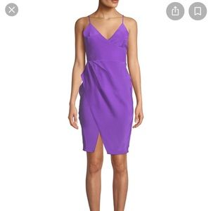 Last chance before consignment!- Amanda Uprichard Silk Dress- Purple